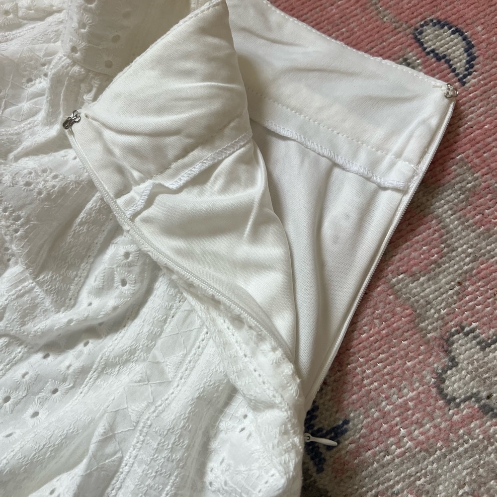 Altar'd State White Maxi Tiered A-Line Skirt - Picture 3 of 5